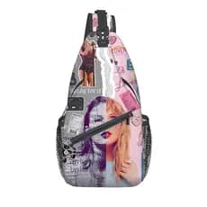 Nova bolsa transversal de dupla camada popular entre celebridades femininas, bolsa de ombro casual de grande capacidade