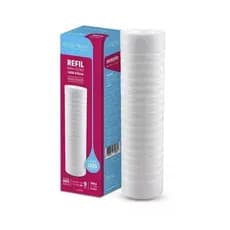 Refil de Reposição PP Ranhurado Para Acqua Blue Acqua 230 RH Para Filtro Caixa D'água 25 Micras