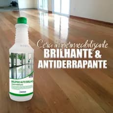 Cera Pra Piso Laminado Auto Brilho 1L Pronto Uso Incolor