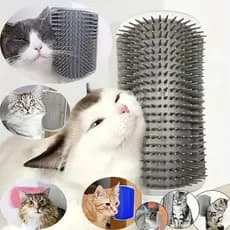 Escovas de Parede Para Gato - Brinquedo Pet Catnip/ Massagem/ Tira Pelos e Coçador Antiestresse Para Felinos