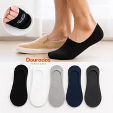 Meia Sapatilha Soquete Invisível Masculina Kit