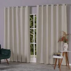 Cortina Linho 100% Blackout Para  Sala Quarto  Premium 3,00x2,50 /2,80
