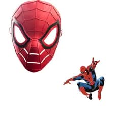 Máscara  Super Herói Plástico Infantil Festa .Máscara Festa Cosplay Fantasia de Carnaval Mascara Homem Aranha