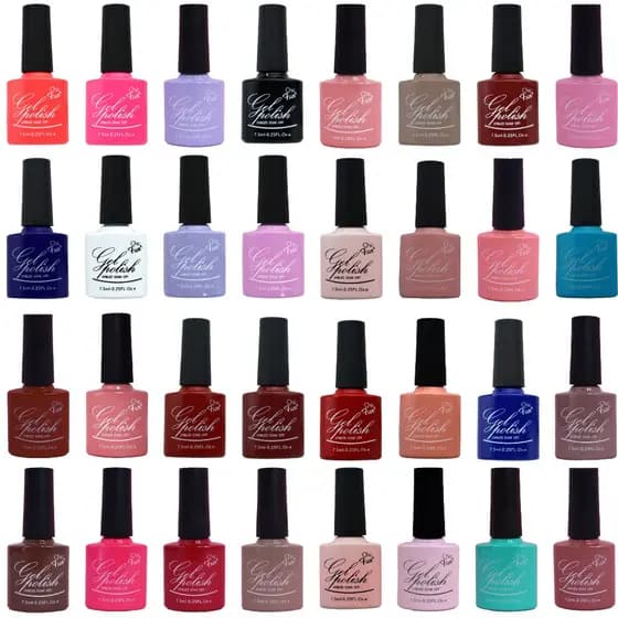Kit 10un Esmalte Gel Uv Esmalte Em Gel Kit Esmaltes Glitter Atacado Escolher Cor Especificado Sortido