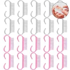 50un Mini Escovinhas Manicure Limpeza De Unha Tira Pó Salão