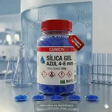 Sílica gel azul 4-8 mm pacote 250g