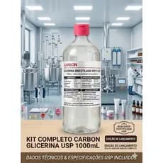 Glicerina Bi-destilada Vegetal 100% Pura 1Litro