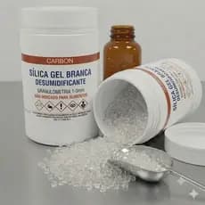 Sílica Gel Branca Desumidificante 1-3mm 500g