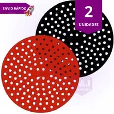 Kit 2 Forro Forma Tapete Protetor de Silicone Reutilizável para Air Fryer 22cm Limpeza Fácil e Durabilidade
