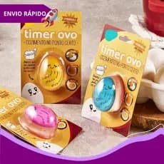 Timer de Resina para Ovos Cozidos no Ponto Ideal de Macio ao Duro para Cozinha e Culinária