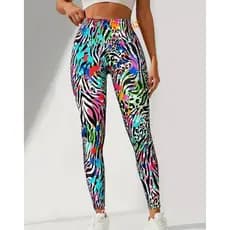 CALÇA LEGGING FEMININA CROSSFIT ESTAMPADA