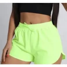 Short Feminino Academia Tactel Costura Reforçada Shortinho Saída Praia