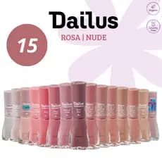 DAILUS KIT 15 ESMALTES ROSA | NUDE - MANICURE | UNHAS | ATACADO