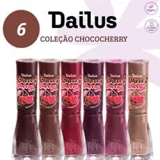 DAILUS UNHAS - KIT 6 ESMALTES | NOVA COLEÇÃO  CHOCO CHERRY - LANÇAMENTO