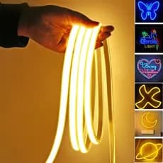 5m Fita De Led Neon Siliconada 120 Leds Iluminação Flexível Decoração De Natal De Néon