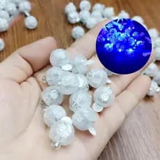 10/20pcs Mini Luzes De Balão Led Azul Decoração De Festa De Aniversário-bysl