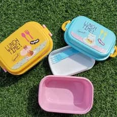 Kit Pote Marmita Divisória Infantil Personagens + Garrafa  lancheira escolar creche alimentação