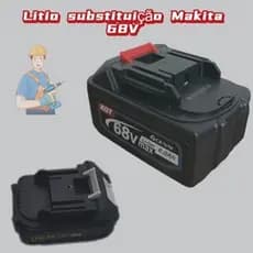 68v Bateria Li-inon 1500mah Makita Motosserra Parafuradeira