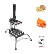Picador Cortador Fatiador de Legumes Profissional Pequeno Batata Palito Legumes Frutas Restaurantes