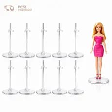 Kit  10 Suportes Para Bonecas - Pedestal