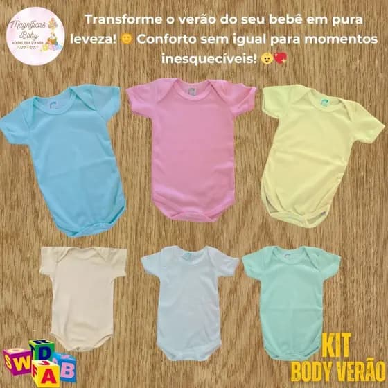 Body Manga Curta Canelado Body Bebê Verão Body Bebê Manga Curta Roupa de bebê barato