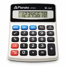 Calculadora Eletrônica Planeta de 8 dígitos - Função sonora Design Compacto e moderno