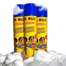 Espuma Spray Maluca Festa Carnaval Neve Artificial 400ml
