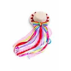 Mini Chapéu de Festa Junina Fitas Infantil Decorado