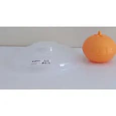 KIT 1 TAMPA PARA MICROONDAS PLÁSTICO TRANSP. + 1 GUARDA SOBRAS PLÁSTICO