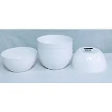 KIT COM 6 MINI TIJELAS BOWL  SEM TAMPAS  CAPACIDADE DE CADA TIJELA 500 ML.