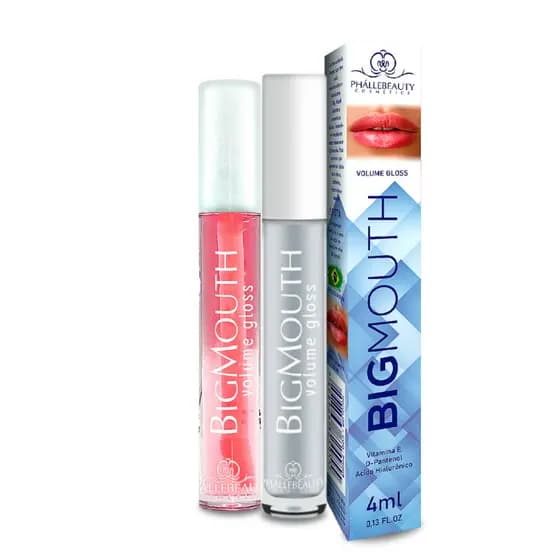Big Mouth Volume Gloss PHALLEBEAUTY(Rosa e Incolor)