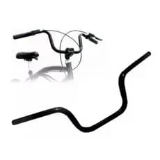 Guidão Tipo Moto Cg Titan aço Reforçado preto para bike bicicleta para mesa 21.1mm