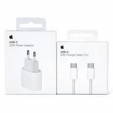 Kit Carregador+ Cabo C Apple Original Turbo Iphone 15  16 17