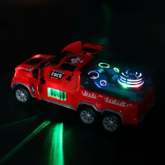 Carrinho de Som Caminhonete Hilux Paredão com Luzes 360º
