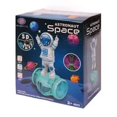 Brinquedo Astronauta Elétrico Movimenta Com Som E Luz Led