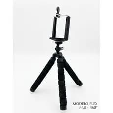Mini Triplé Flexível Emborrachado Para Celular e Câmera 360 Graus Ajustável Modelo Universal