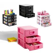 Gaveteiro Organizador Premium Multiuso Perfeito para Mesa, Home Office e Cosméticos