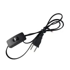 Rabicho Cordão de Abajur com Interruptor meio Fio  110/220v