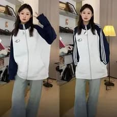 Jaqueta de Manga Longa com Zíper JK My Melody Kawaii Hello Kitty Kuromi Sanrio Streetwear Japonês para Adolescentes