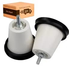 Kit 4 Pés Para Geladeira Maquinas De Lavar Parafuso 5/16