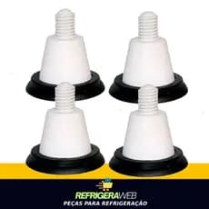 4 Pe Para Lavadora Eletrolux Top8 Branco-Compativel