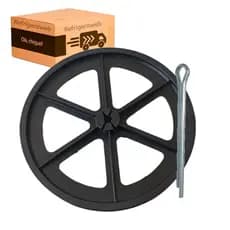 Polia + Cupilha Compatível Tanquinho Suggar Lavamax 10 12 13 E 15 Kg BRINDE Cupilha