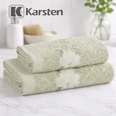 Kit Toalha Banho + Rosto Karsten Yuna 430g/m² Softmax Macia Alta Absorção Premium