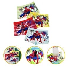 Kit 4 Cueca Infantil Homem Aranha Boxer Box Algodão Luxo Pmg