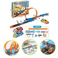 Pista De Carrinho Infantil Looping Top Speed Tipo Hotwheels