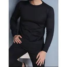 Suéter Masculino Tricot Blusa De Frio Gola Redonda Manga Longa Malha Grossa Alta Qualidade