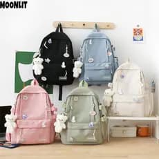 Unissex Tendência Mochila Moda Grande Capacidade Mochila Nova Simples Mochila De Estudante Mochila De Viagem