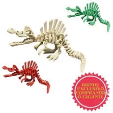 Espinossauro Esqueleto Articulado Brinquedo Dino Toy Flexível World Dinossauro Jurassic 3D