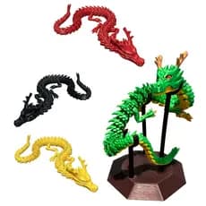 Dragão Articulado Shenlong Sheilong Brinquedo Decoração Dragonball Fidget Toy - Anti Stress
