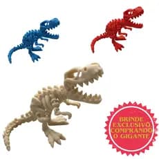 T-Rex Tiranossauro Esqueleto Articulado Brinquedo Toy Fidget Flexível Dinossauro Jurassic 3D